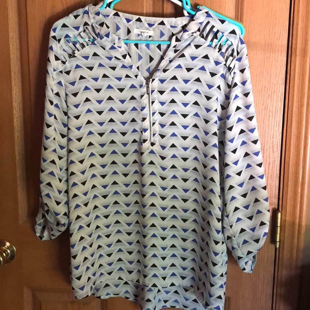 Maurice’s patterned blouse